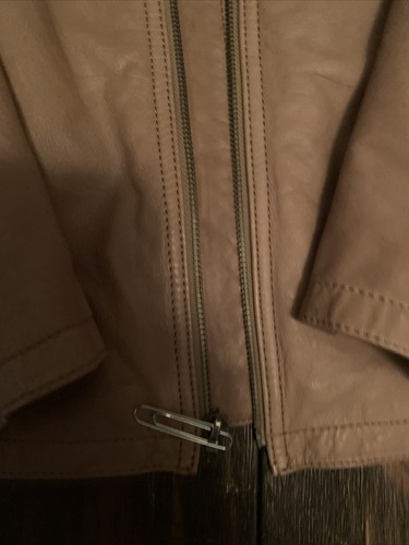 Men’s 3X Affliction Limited Edition Leather Jacket Light Brown Cross RARE - Picture 5 of 12