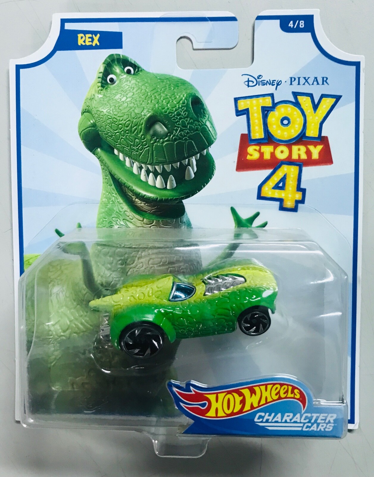 REX Toy Story 4 Disney Pixar Character Cars Hot Wheels NEW Auto Come Foto