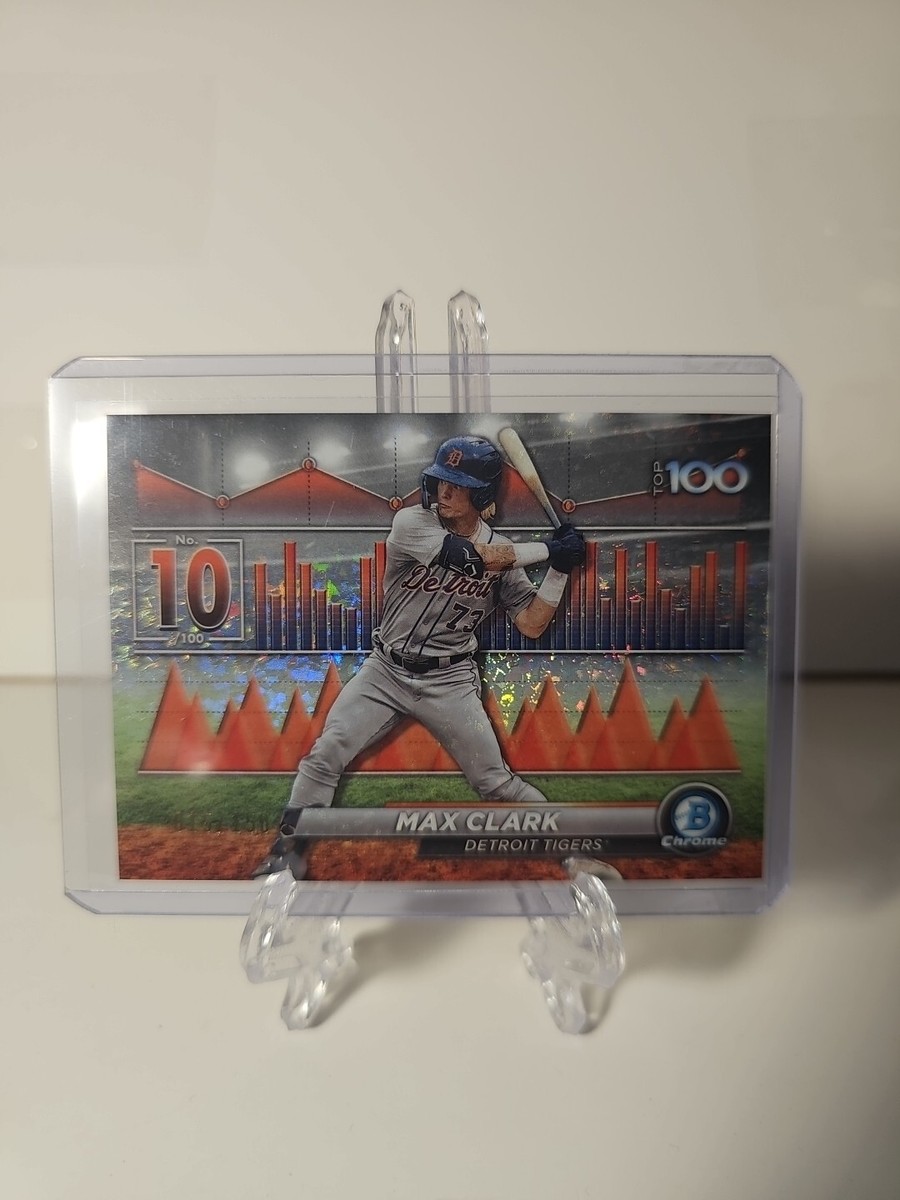 2024 Bowman Max Clark Scouts Top 100 Mini-Diamond Refractor #/150 