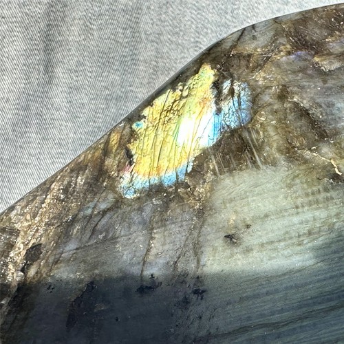 Pietra cristallo quarzo labradorite naturale 5,47 libbre esemplare minerale guarigione.XL2301 - Foto 3 di 13