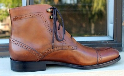 Mens 11.5 JOHNSTON & MURPHY Tyndall Cap Toe Low Profile  display picture 3