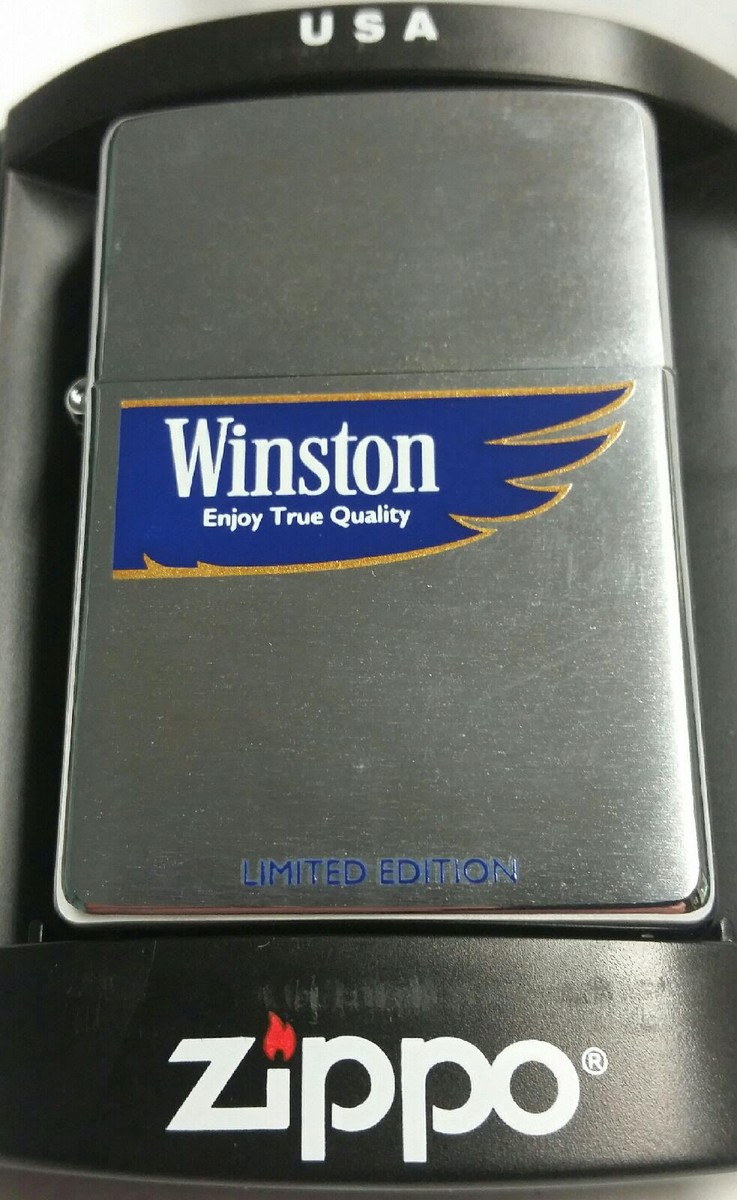 Zippo Winston Limited Edition 2006 new in box Rare Blue