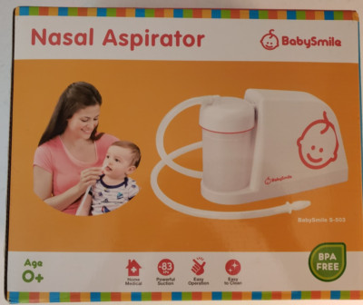 BabySmile S-503 Nasal Aspirator - Hospital Grade, Powerful Suction, BPA-Free