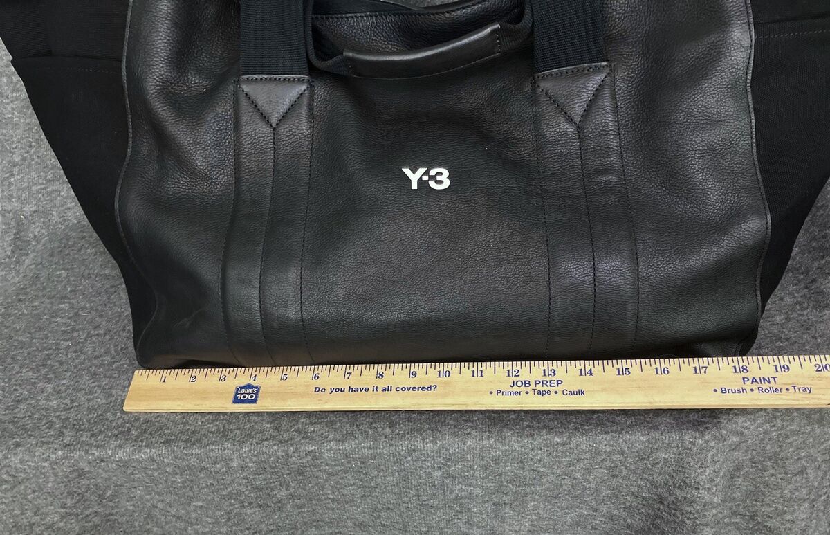 Y-3 Yohji Yamamoto Lux Leather Tote Bag XL Large 50L Adidas Y-3 Yohji Yamamoto Lux Leather Tote Bag XL Large 50L Adidas