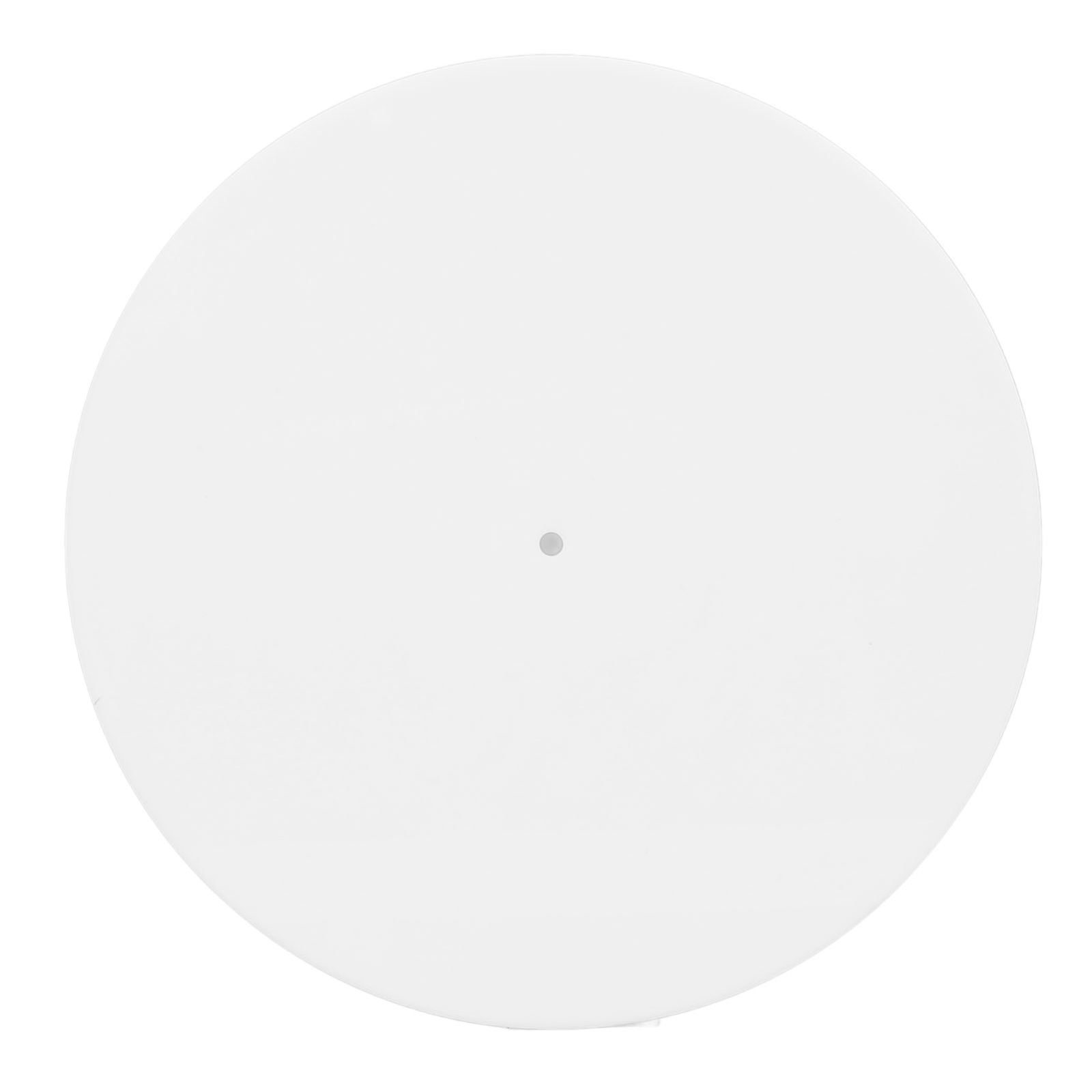 (White)Acrylic Turntable Mat Anti Static Clear 12 Inch Record Player