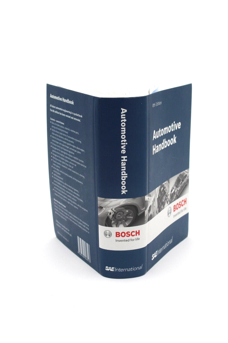 BOSCH AUTOMOTIVE HANDBOOK - 8TH EDITION By Robert Bosch