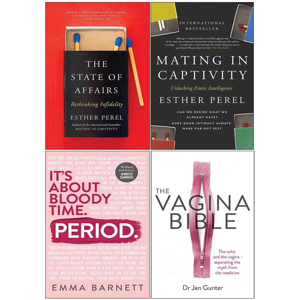 State Of Affairs,Mating in Captivity, Period,Vagina Bible 4 Books Collection Set