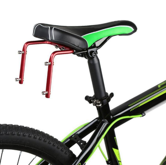 MTB Bike Water Bottle Cage Adapter Bicycle Saddle Double-rod Cage