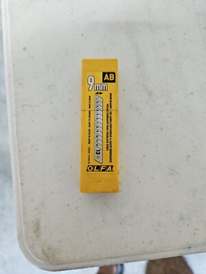 Olfa Abb-50B Snap-Off Utility Blade,9Mm W, Pk50