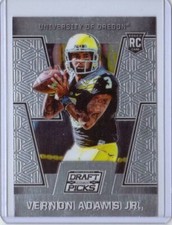 2016 Panini Prizm Draft Picks #250 Vernon Adams Jr. RC - Oregon Ducks