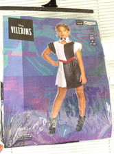 Disney Villains Cruella Costume Halloween Child Youth Size Medium 7-8 NWT