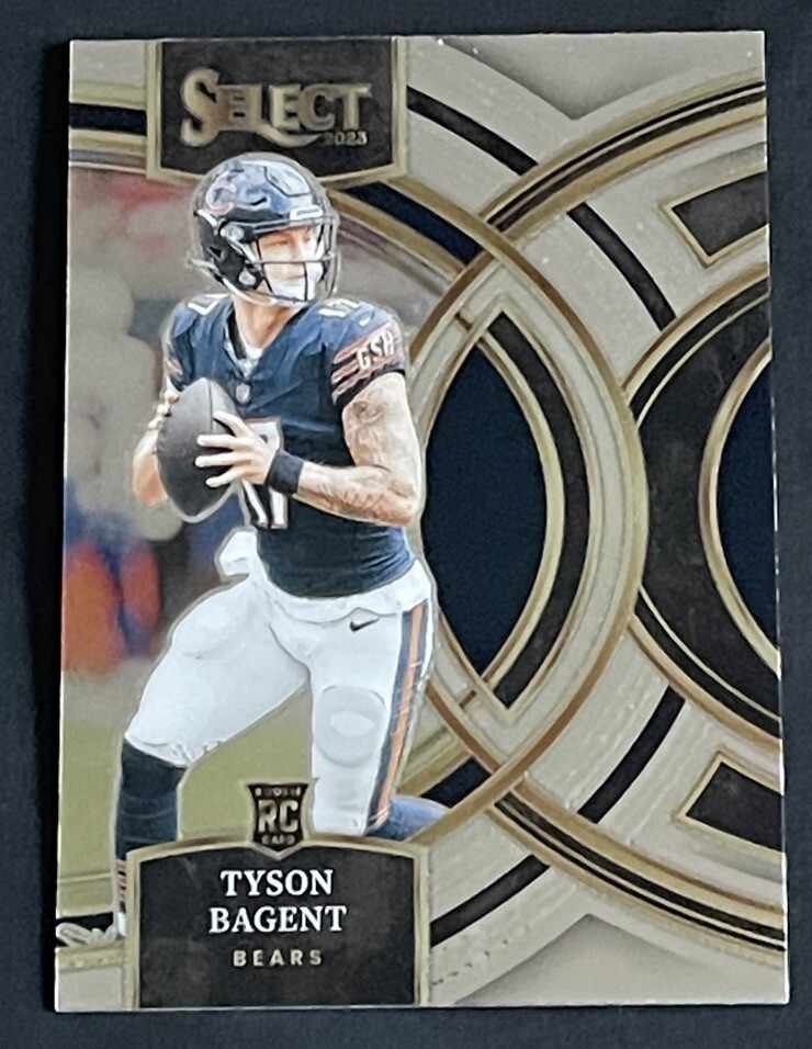 2023 Panini Select Tyson Bagent Rookie Premier Level RC #123 Bears