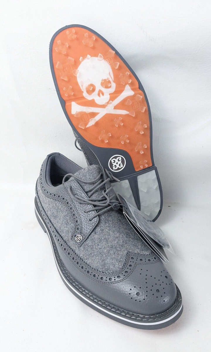 G/FORE Longwing Gallivanter Men’s Golf Shoes Heather Grey Oxford Style 10.5 Wool G/FORE Longwing Gallivanter Golf Shoes Heather Grey - Carl main image 4