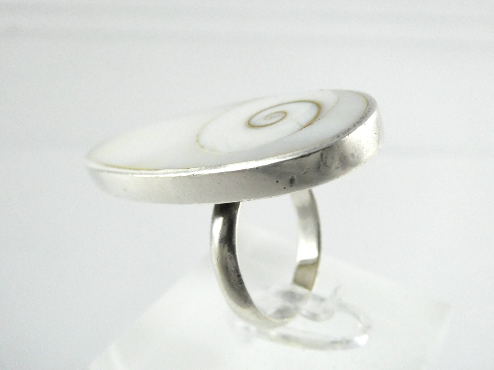 FD Designer Sterling Silver Shiva Shell Statement… - image 3