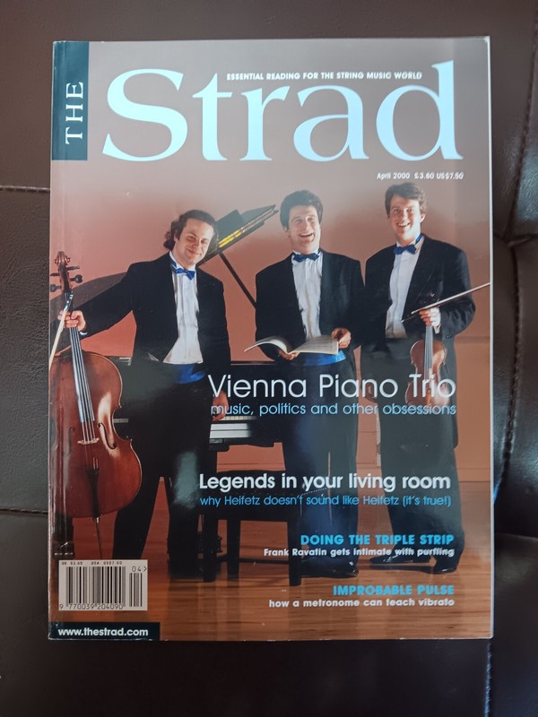 The Strad Magazine - April 2000 - Vienna Piano Trio, Legends in Your Living Room
