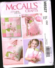 6527 Uncut McCalls SEWING Pattern Home Decorations Pillows Bag Wall Hanging OOP