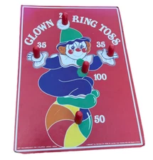 VTG AMSCAN INC CLOWN RING TOSS Missing Rings