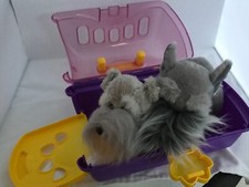 Per Carrier Toy With 2 Plush Schnauzers AU