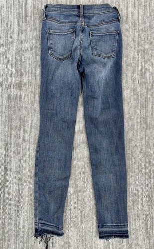 Old Navy Kids Girls Ballerina Distressed Raw Hem Denim Jeggings Size 8 - Picture 5 of 5