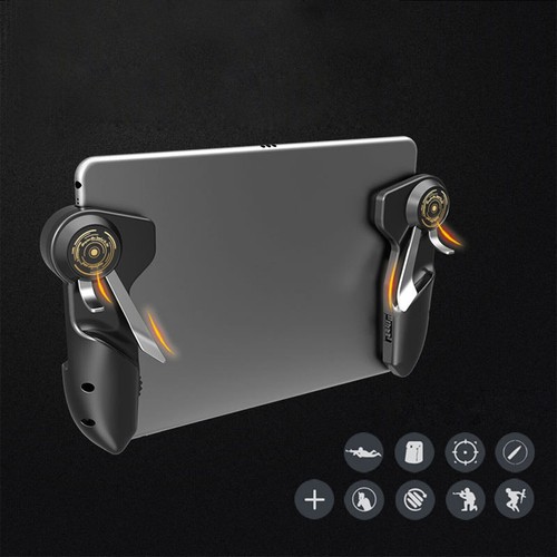 For iPad Tablet Cellphone PUBG Game Six Finger PUBG Game Joystick Trigger Handle - Picture 2 of 11