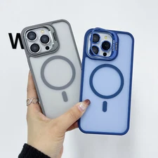 For iPhone 16 15 14 13 12 11 Pro Max Shockproof Mag Safe Case w/ Lens Protector