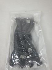 Telephone Cord Detangler,LOVK 2 Pack 13Ft Uncoiled / 2Ft Coiled Handset Cord