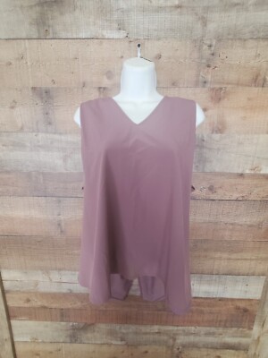 NWT Lucy On Your Journey Tank Top Gym Athleisure Shirt Rose Taupe XL Nice