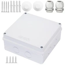 Junction Box Project Box with Reserved Holes IP65 Waterproof Dustproof Electr...