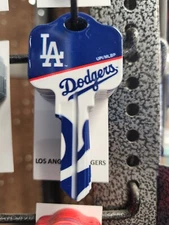 MLB LOS ANGELES DODGERS KWIKSET KW1/KW10 KEYBLANK - READ DETAILS BELOW
