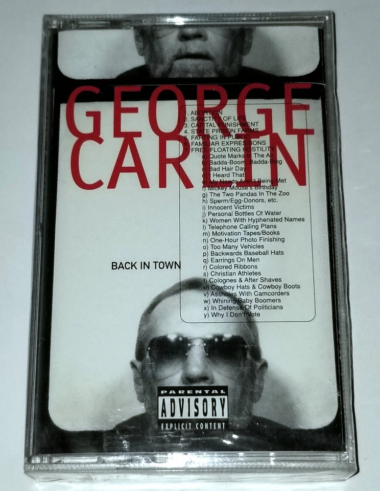 GEORGE CARLIN SEALED STAND UP COMEDY TAPE CASSETTE 1996 ATLANTIC RECORDS - Image 3 of 4