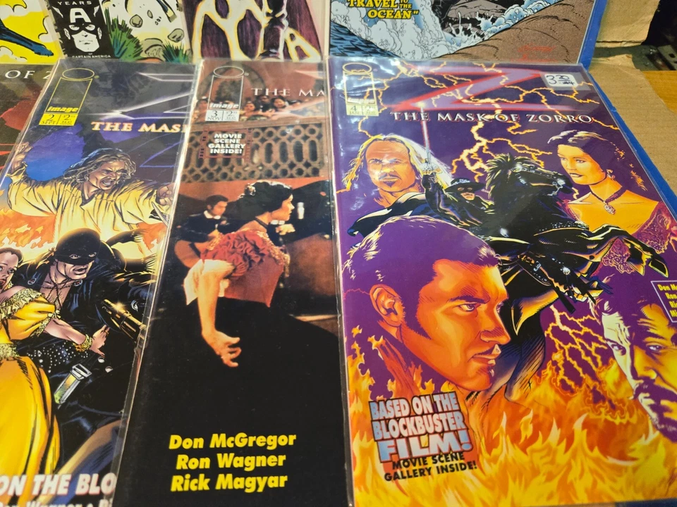 12 CÓMICS DE ZORRO LA MÁSCARA DEL ZORRO; IMAGEN #1-4 + TOPPS #4 5 9 11, MARVEL #4 6 7 8 Foto 4 de 4