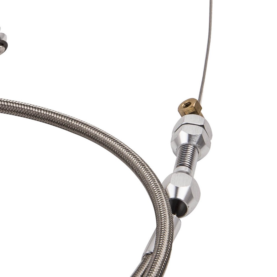 1x 36" Stainless Steel Throttle Cable For Chevy 4.8 5.3 5.7 6.0 Ls1