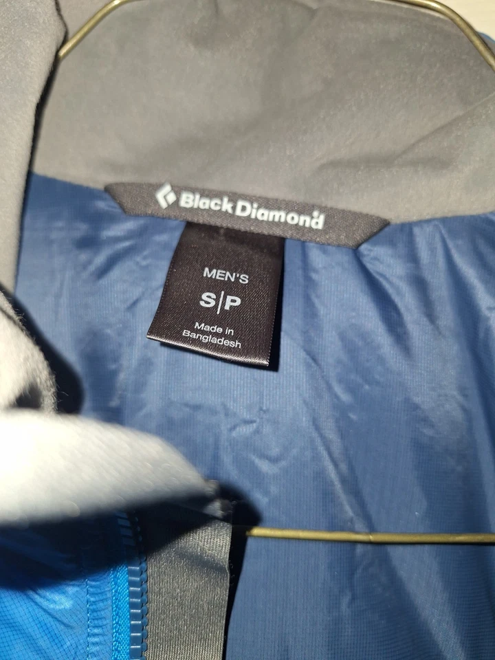 Chaqueta híbrida Black Diamond Vision Primaloft Puffer aislada azul para hombre mediana Foto 4 de 4