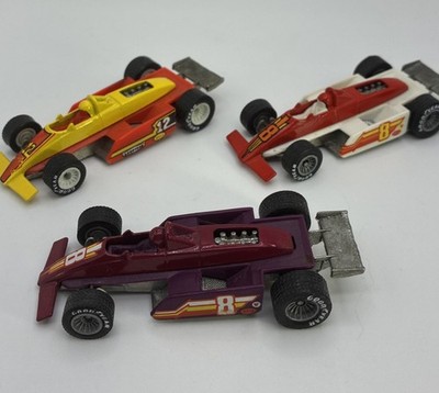 Hot Wheels 1982 Real Riders Formula Fever Indy Car Lot Of 3 Variations Near Mint