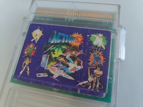 VERY RARE ACTION 52 NINTENDO NES EARLY LABEL VARIANT CHEETAHMEN