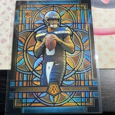 2025 Panini Mosaic - Stained Glass Oversized Jalen Milroe #23 (RC)