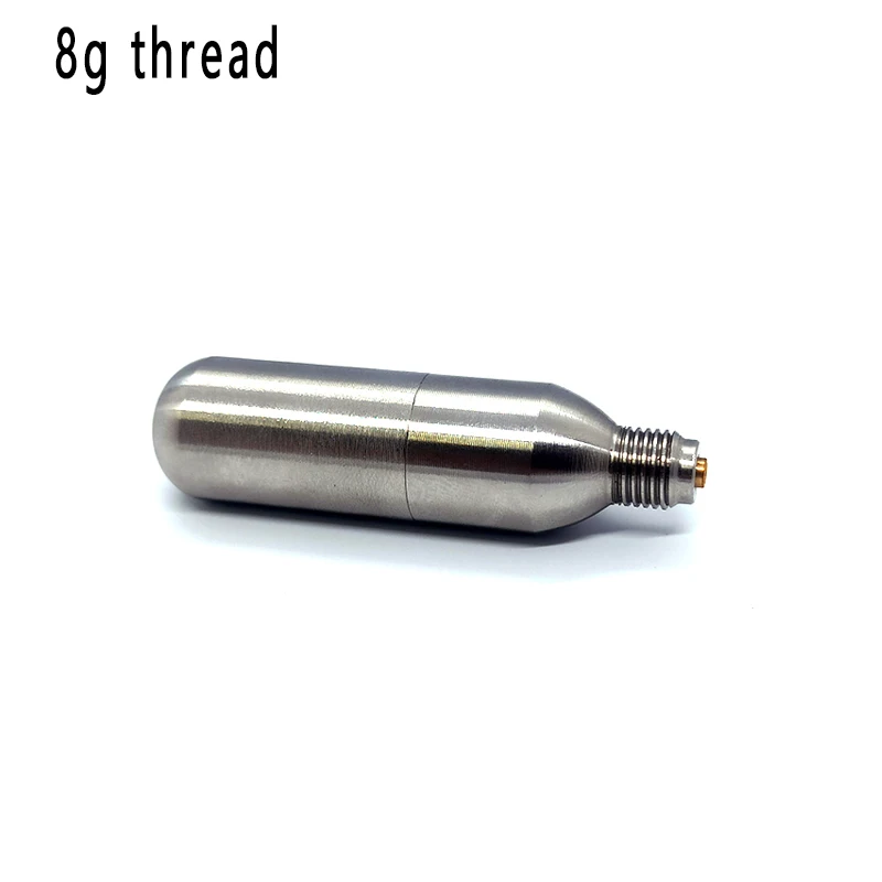 Refillable CO2 Cartridges 8G-45G Threaded for Soda Beer Brewing Homebrew Use