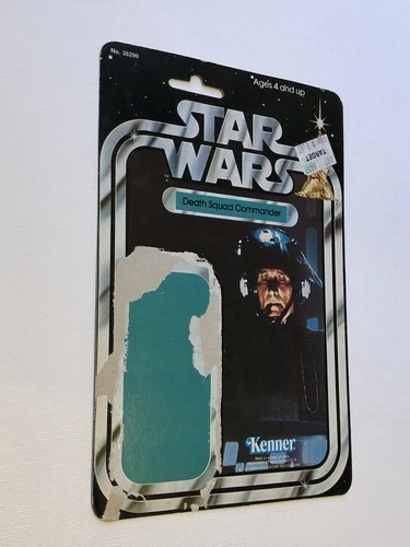 CARDBACK ONLY for Vintage Star Wars DEATH SQUAD COMMANDER STAR DESTROYER 21 BACK