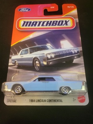 2026 Matchbox 76/125 1964 LINCOLN CONTINENTAL Blue New Near Mint
