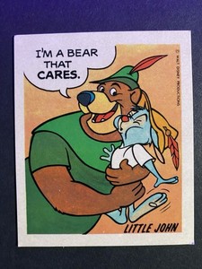 1970’s Wonder Bread Disney Stickers Little John (c)