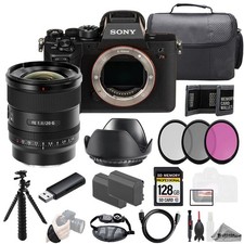 Sony a7R IVA  Sony FE 20mm f/1.8 G Lens 128GB  Ext Bat 3 PC Filter- Kit