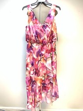 NWT By XSCAPE Elegant Women's Dress Floral Print Plus Size 14W