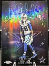 CeeDee Lamb 2025 Topps Chrome All-Chrome #ACT-8 - Refractor - Dallas Cowboys