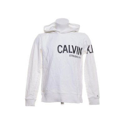 Calvin Klein Jeans, Kapuzenpullover, Größe: 152, Weiß, Baumwolle/Elasthan #FjX