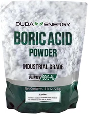 Duda Energy borp5f borp5 Fine Powder Boric Acid H3BO3 99, 5 lb.