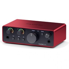 FOCUSRITE USB Audio Interface 2 in/2/out Scarlett Solo 4th Gen gen4 TI