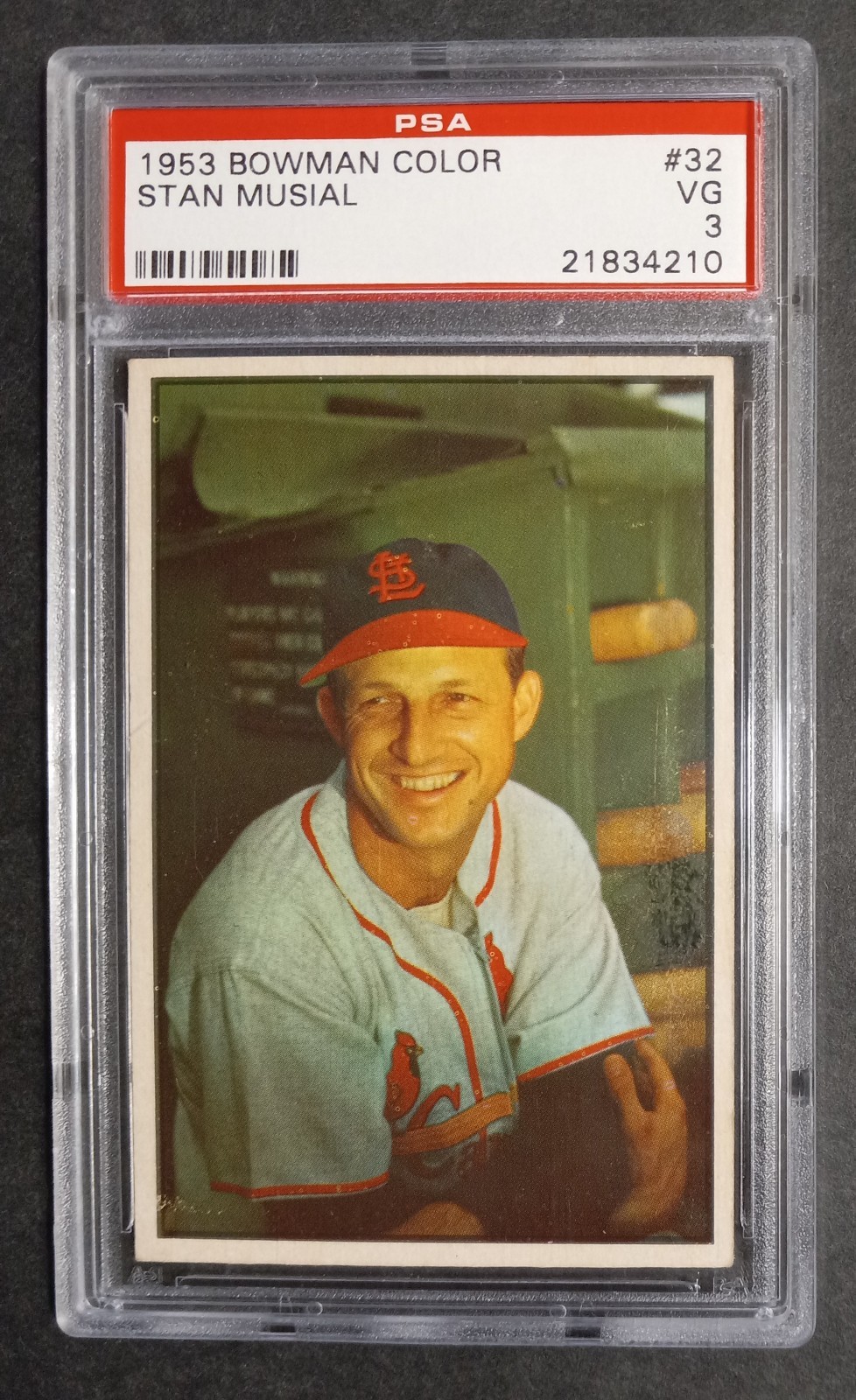 1953 Bowman Color - #32 Stan Musial - HOF - PSA 3 VG