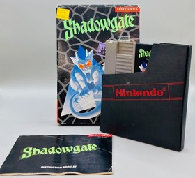 Shadowgate Nintendo NES In Box w/ Manual Tested SEE PHOTOS & DESC