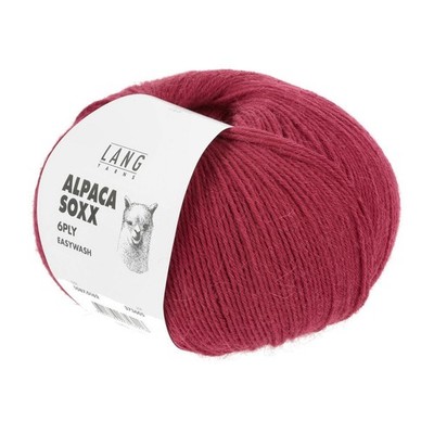Wolle Kreativ! Lang Yarns - Alpaca Soxx 6-fach/6-PLY Fb. 162 geranie 150 g