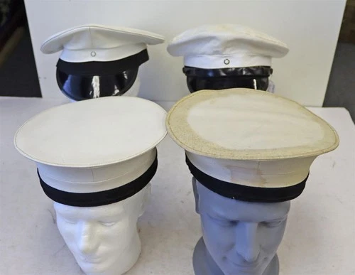 Australia, Navy Ratings Cap Group, WWII 4 Caps, Hard to Get, Genuine